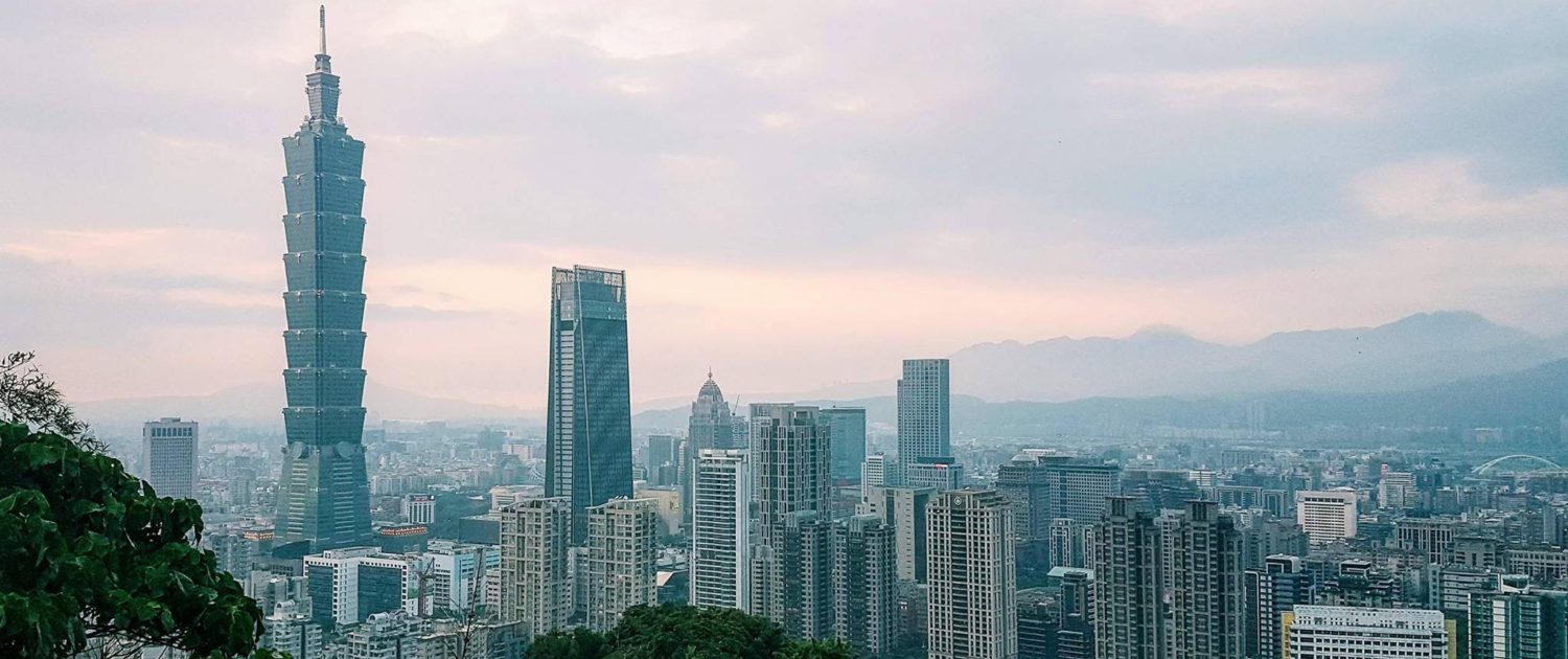 Taipei, Taiwan, Elephant Mountain, Taipei Skyline